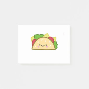 Hand Drawn Taco Cartoon Illustration Post-it Notes