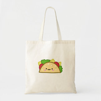 Hand Drawn Taco Cartoon Illustration Tote Bag