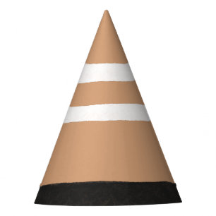 Hand-drawn Traffic Construction Cone Party Hat