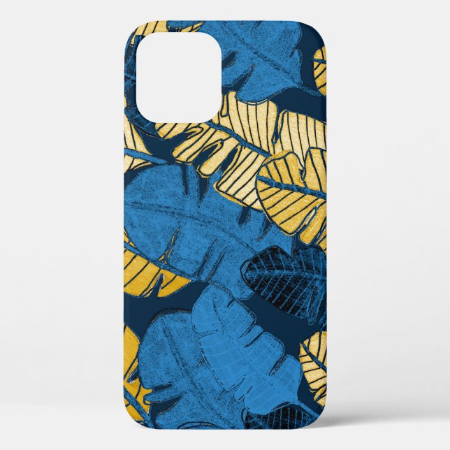 Hand Drawn Tropical Leaves: Seamless Case-Mate iPhone Case (Back)