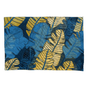 Hand Drawn Tropical Leaves: Seamless Pillowcase