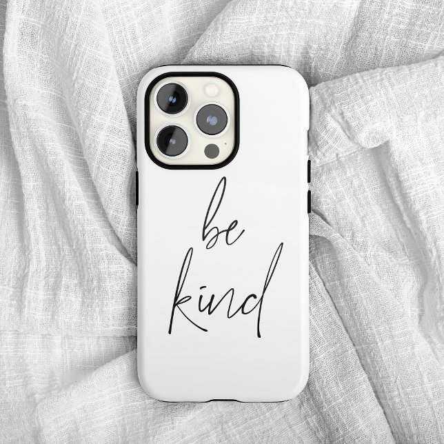 Hand Drawn Typography Be Kind Quote Case-Mate iPhone Case (Creator Uploaded)