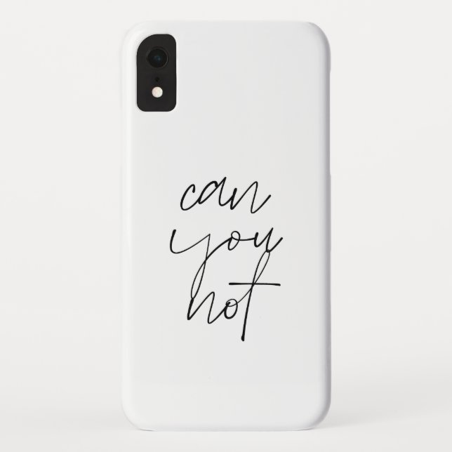 Hand Drawn Typography Can You Not Sassy Quote Case-Mate iPhone Case (Back)