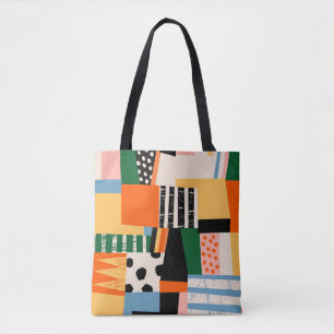 Hand drawn various shapes. Abstract contemporary s Tote Bag