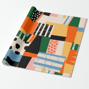Hand drawn various shapes. Abstract contemporary s Wrapping Paper