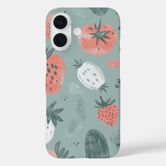 Hand drawn Vegetables Case-Mate iPhone Case (Back)