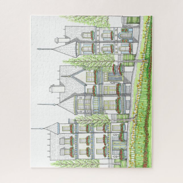 Hand Drawn Victorian Puzzle (Vertical)