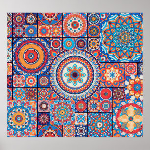 Hand-Drawn Vintage: Islamic Decorative Elements Poster