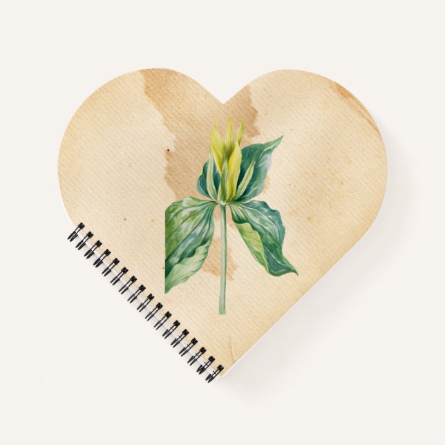 Hand Drawn Wake Robin Notebook (Front)