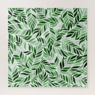 Hand-Drawn Watercolor Abstract Seamless Pattern Jigsaw Puzzle