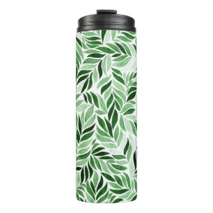Hand-Drawn Watercolor Abstract Seamless Pattern Thermal Tumbler
