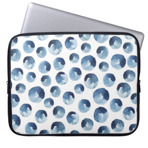 Hand Drawn Watercolor Seamless Wallpaper Laptop Sleeve