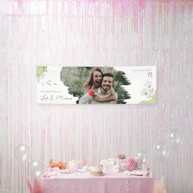 Hand drawn wedding banner (Party)