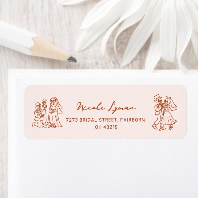 Hand Drawn Whimsical Halloween Wedding Shower (Insitu)