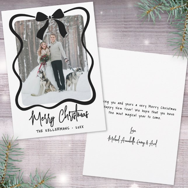 Hand Drawn Whimsical Merry Christmas Holiday Card (Hand Drawn Whimsical Merry Christmas Holiday Card)