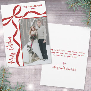 Hand Drawn Whimsical Merry Christmas Holiday Card
