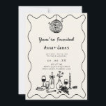 hand drawn whimsical trendy funky wedding invitation<br><div class="desc">hand drawn scribble illustrations & handwritten | funky,  colourful,  fun whimsical trendy. Note: The rings in the card are for two women if you want for a man and a women please contact me.</div>