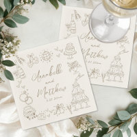 Hand Drawn Whimsical Wedding