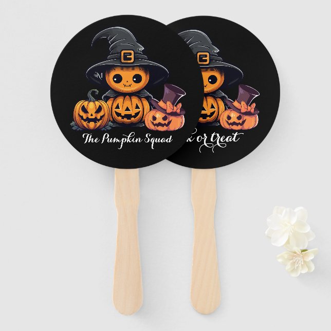 Hand Fan : HALLOWEEN Treat #09 (Front and Back)