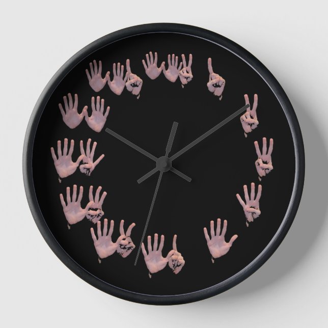 Hand Fingers Clock (Front)