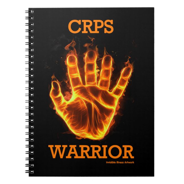 Hand/Flames...CRPS Notebook (Front)