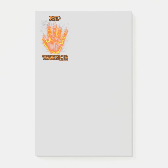 Hand/Flames...RSD Post-it Notes (Front)