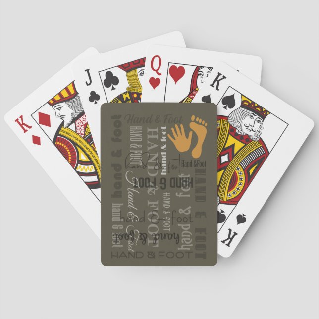 Hand & Foot Classic Playing Cards (Back)