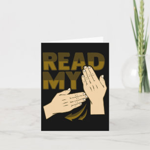 Hand Gesture Deaf Hearing Loss Awareness 12  Card