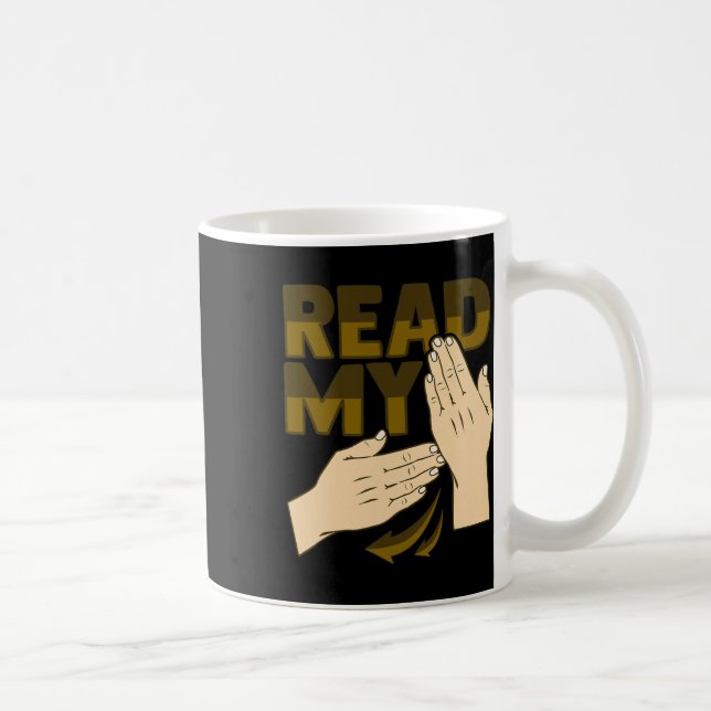Hand Gesture Deaf Hearing Loss Awareness 12  Coffee Mug (Right)