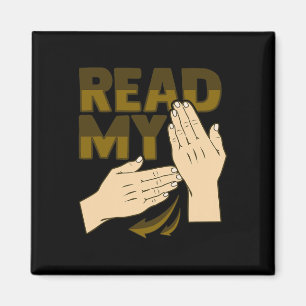 Hand Gesture Deaf Hearing Loss Awareness 12 Magnet