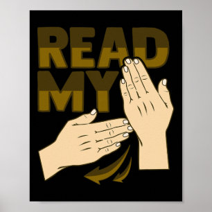 Hand Gesture Deaf Hearing Loss Awareness 12  Poster
