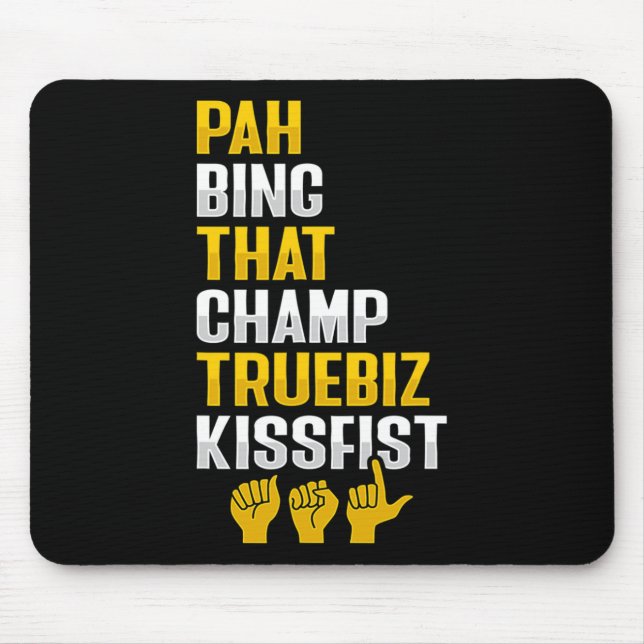 Hand Gesture Deaf Hearing Loss Awareness 8  Mouse Mat (Front)