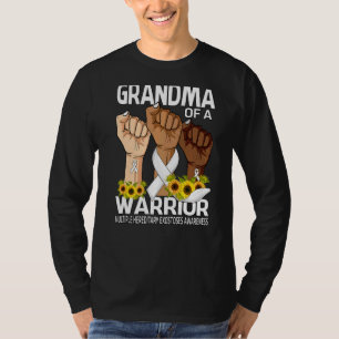 Hand Grandma Of A Warrior Multiple Hereditary Exos T-Shirt
