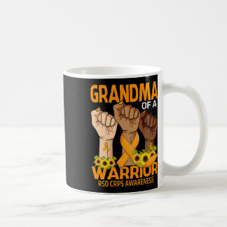 Hand Grandma Of A Warrior Rsd Crps Awareness Sunfl Coffee Mug