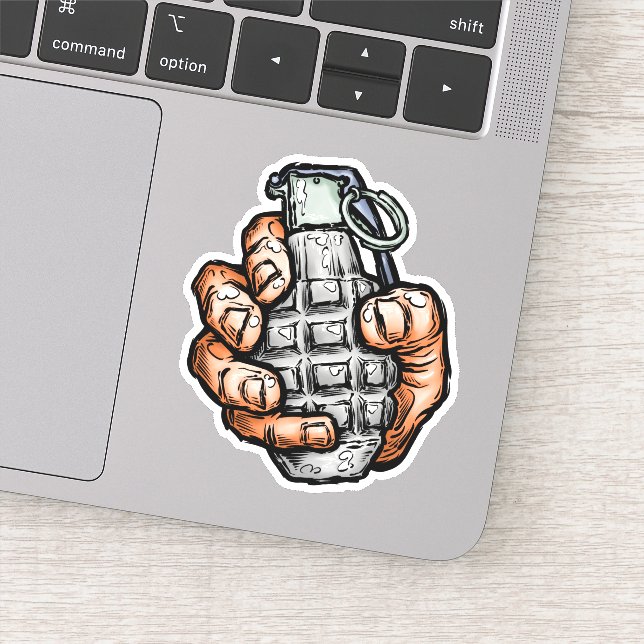 Hand Grenade In Comics Style (Detail)