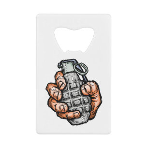 Hand Grenade In Comics Style