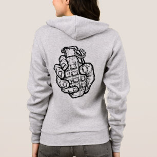 Hand Grenade In Comics Style Hoodie