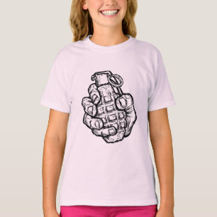 Hand Grenade In Comics Style T-Shirt