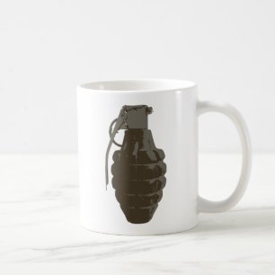 Hand Grenade War Military Bomb Army Marines Coffee Mug
