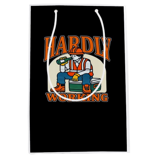 Hand Heart Skeleton Bone Spooky Girls Women Teens  Medium Gift Bag (Front)