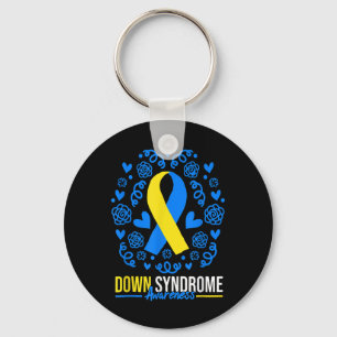 Hand Heart World Down Syndrome Costume March 21 Key Ring