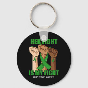 Hand Her Fight Is My Fight Kidney Disease Awarenes Key Ring