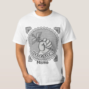Hand holding caduceus doctor  T-Shirt