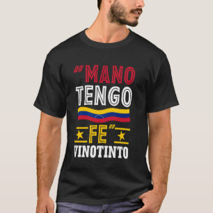 Hand I Have Faith I Flannel of the Vinotinto I Ven T-Shirt
