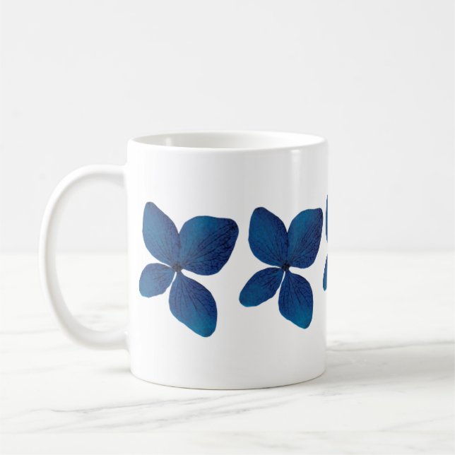 Hand Illustrated Orchid Print Mug (Left)