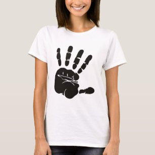 Hand Impression Black T-Shirt