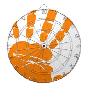 Hand impression dartboard