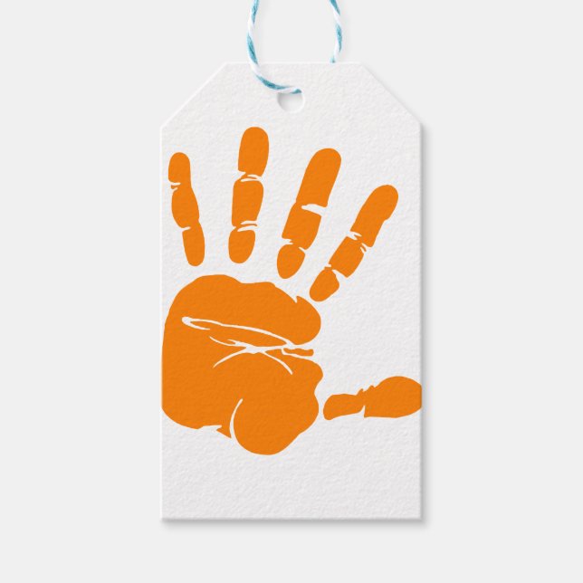 Hand impression gift tags (Front)