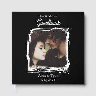 Hand in Hand, Heart to Heart   Photo Wedding Guest Book