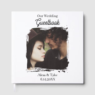 Hand in Hand, Heart to Heart   Photo Wedding Guest Book